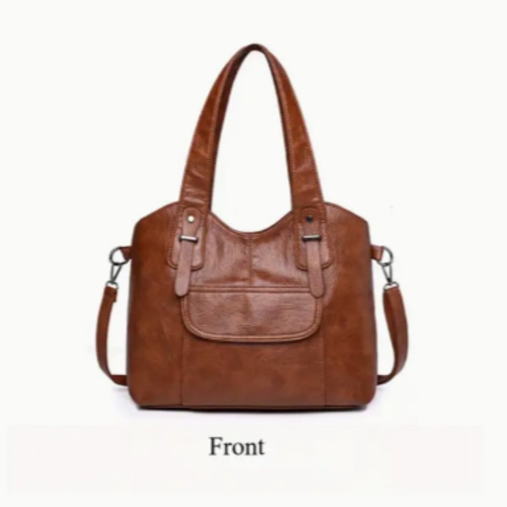 Khaki Large Capacity Crossbody Shoulder Bag NEW - Picture 9 of 10